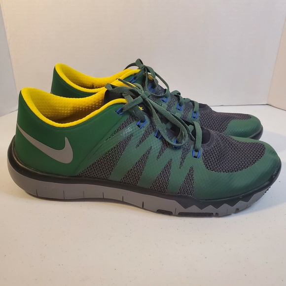 Nike | Shoes | Nike Flywire 5 Sz2 803218 Green Yellow Black Athletic ...